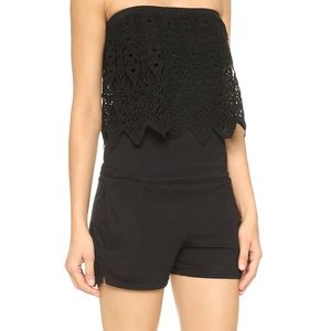 Pam & Gella Black Romper
